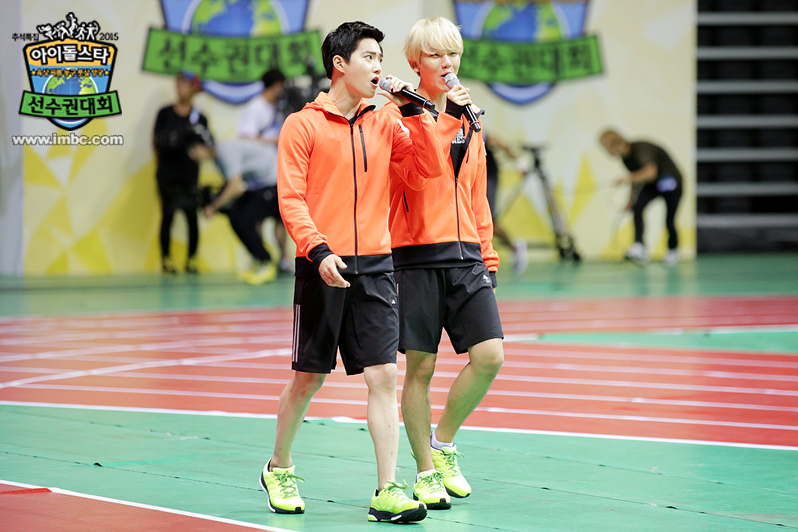 DAILYEXO — Baekhyun, Suho - 150810 2015 MBC Idol Athletics,